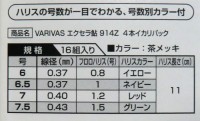 バリバス　エクセラ鮎914Z　4本イカリパック